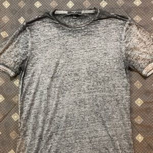 Distressed tee weathered look